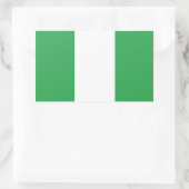 Nigeriaanse vlag rechthoekige sticker (Tas)