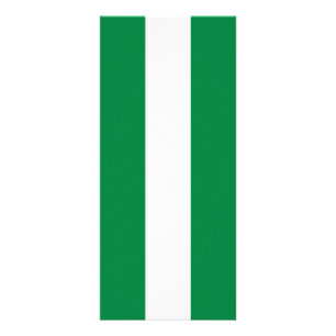 Nigeriaanse vlag reclamekaart