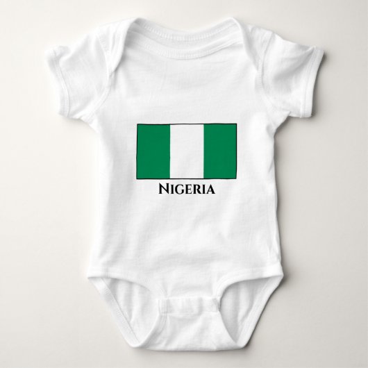 Nigeriaanse vlag romper (Voorkant)
