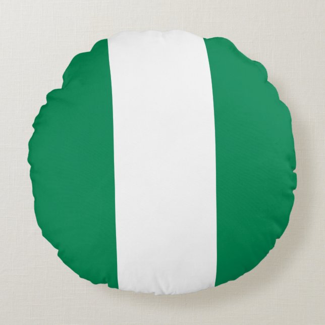 Nigeriaanse vlag rond kussen (Voorkant)
