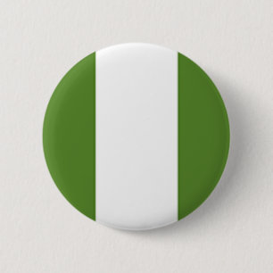 Nigeriaanse vlag ronde button 5,7 cm