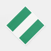 Nigeriaanse vlag servet (Hoek)