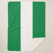 Nigeriaanse vlag sherpa deken (Voorkant)
