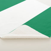 Nigeriaanse vlag sherpa deken (3/4)