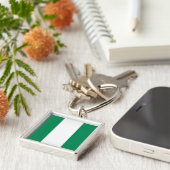 Nigeriaanse vlag Sleutelhanger (Zijkant)