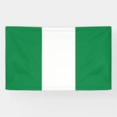 Nigeriaanse vlag spandoek (Horizontaal)
