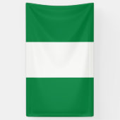 Nigeriaanse vlag spandoek (Verticaal)