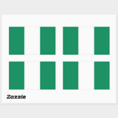 Nigeriaanse vlag Sticker (Vel)