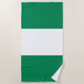 Nigeriaanse vlag strandlaken (Voorkant)
