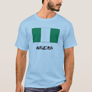 Nigeriaanse vlag t-shirt