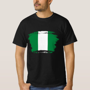 Nigeriaanse vlag t-shirt