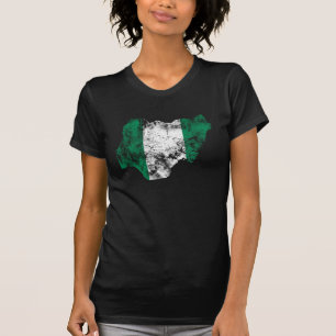 Nigeriaanse vlag t-shirt