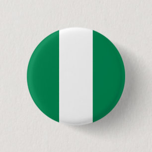 Nigeriaanse vlag, vlag van Nigeria Ronde Button 3,2 Cm