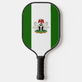 Nigeriaanse vlaggen pickleball paddle (Achterkant)