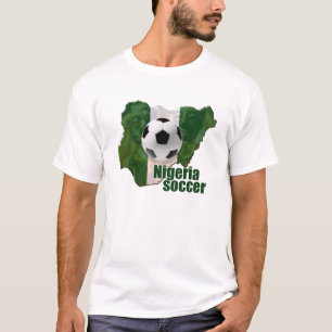 Nigeriaanse voetbalcultuur Kaart van Nigeriaanse c T-shirt
