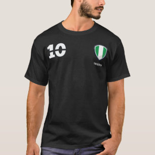 Nigeriaanse voetbalhonkbal  t-shirt