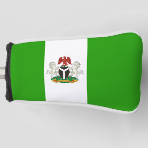 Nigeriaanse wapenschild golfheadcover