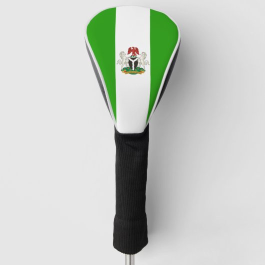 Nigeriaanse wapenschild  golfheadcover (Voorkant)