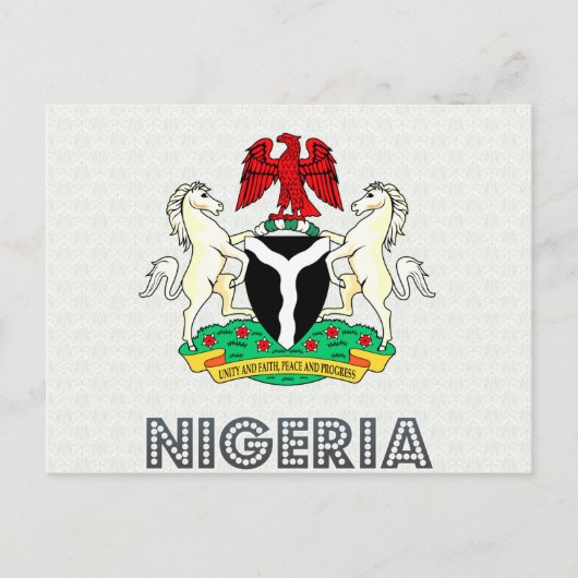 Nigeriaanse wapenstilstand briefkaart (Voorkant)