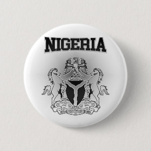 Nigeriaanse wapenstilstand ronde button 5,7 cm