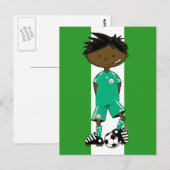 Nigeriaanse WK Voetbal Briefkaart (Voorkant / Achterkant)