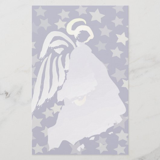 Night Angel Stationery Briefpapier (Voorkant)
