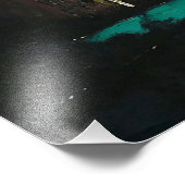 Night at Kinderdijk Foto Afdruk (Hoek)