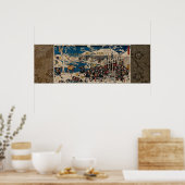 Night Attack in Chûshingura 47 RONIN Poster (Keuken)