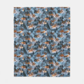 Night Before Christmas - Twilight Serenity  Fleece Deken (Voorkant)