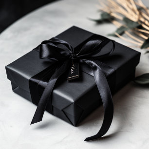 Night Black Solid Color Lint