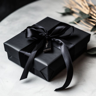 Night Black Solid Color Lint