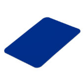 Night Blue Designer Solid Color Magneet (Linkerzijde)