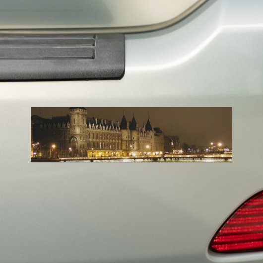 Night Bridge Bumpersticker (Op auto)