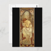 Night - by Alphonse Mucha Briefkaart (Voorkant / Achterkant)