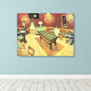Night Cafe, plaats Lamartine door Vincent van Gogh Canvas Afdruk