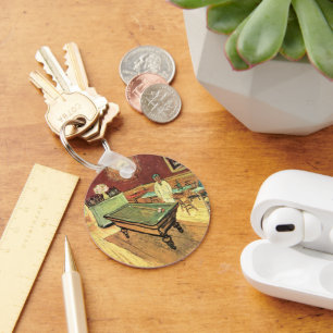 Night Cafe, plaats Lamartine door Vincent van Gogh Sleutelhanger