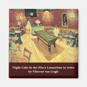 Night Café, Place Lamartine door Vincent van Gogh Magneet