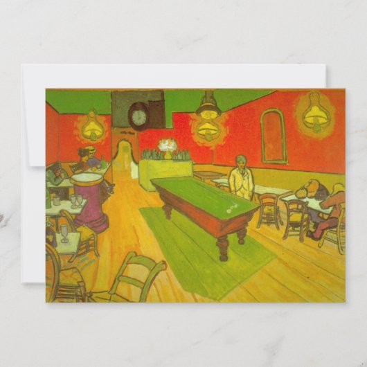 Night Cafe van Vincent van Gogh (Voorkant)