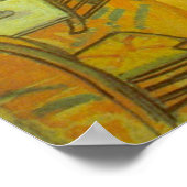 Night Cafe van Vincent van Gogh Poster (Hoek)