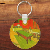 Night Cafe van Vincent van Gogh Sleutelhanger (Voorkant)