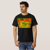 Night Cafe van Vincent van Gogh T-shirt (Voorkant volledig)