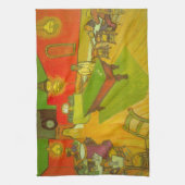 Night Cafe van Vincent van Gogh Theedoek (Verticaal)