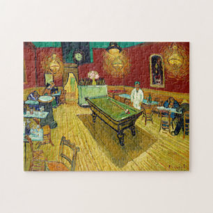 Night Cafe - Vincent van Gogh schilderende Art Legpuzzel