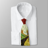 Night Cafe - Vincent van Gogh schilderende Art Stropdas (Gebonden)