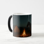 Night Campfire Mug - Western Camping Design Magische Mok (Voorkant links)