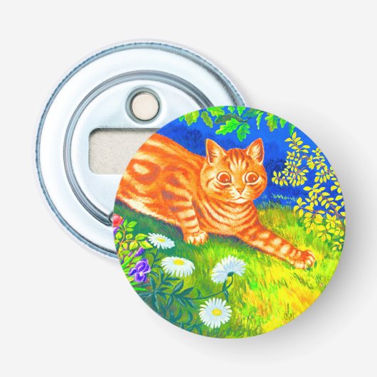 Night Cat Button Flesopener (Voorkant)