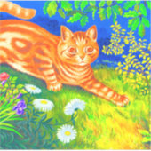 Night Cat Sticker (Voorkant)