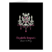 Night Chandelier SIZE/PAPER/STYLE OPTIES - RSVP & (Voorkant)