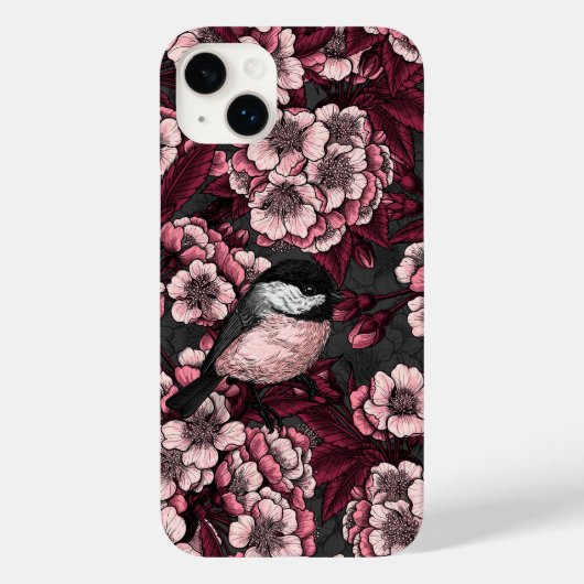 Night cherry tuin Case-Mate iPhone case (Achterkant)