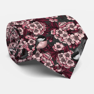 Night cherry tuin stropdas